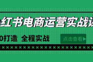 （9946期）最新小红书·电商运营实战课，从0打造  全程实战（65节视频课）