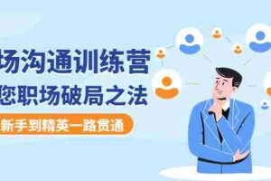 (4482期)职场沟通训练营:教您职场破局之法,从新手到精英一路贯通