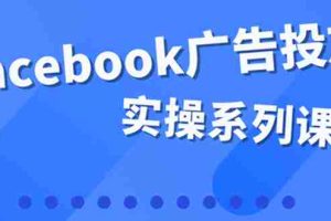 （3854期）百万级广告操盘手带你玩Facebook全系列投放：运营和广告优化技能实操！