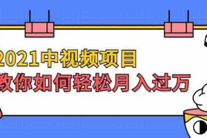 （1999期）2021中视频项目，教你如何轻松月入过万，只讲核心，只讲实操，不讲废话
